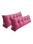 SOGA 2X 150cm Pink Triangular Wedge Bed Pillow Headboard Backrest Bedside Tatami Cushion Home Decor, hi-res