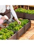 SOGA 2X 80cm Raised Planter Box Vegetable Herb Flower Outdoor Plastic Plants Garden Bed, hi-res