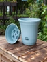 SOGA 20cm Blue Plastic Plant Pot Self Watering Planter Flower Bonsai Indoor Outdoor Garden Decor Set of 3, hi-res