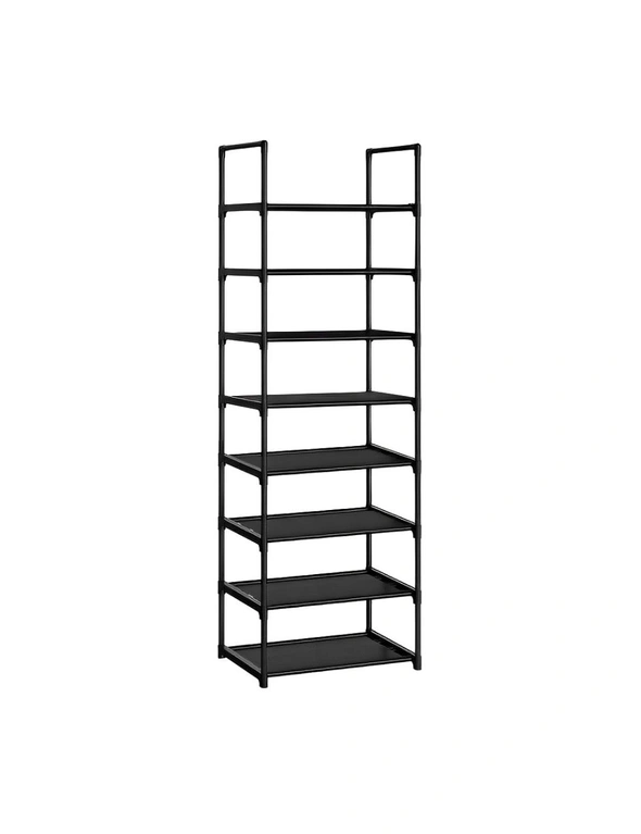 SOGA 8 Tier Shoe Storage Shelf Space-Saving Caddy Rack Organiser with Handle, hi-res image number null