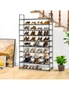 SOGA 2X 10 Tier Shoe Storage Shelf Space-Saving Caddy Rack Organiser with Handle, hi-res