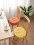 SOGA Orange Round Cushion Soft Leaning Plush Backrest Throw Seat Pillow Home Office Decor, hi-res