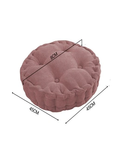 SOGA 4X Coffee Round Cushion Soft Leaning Plush Backrest Throw Seat Pillow Home Office Decor, hi-res image number null