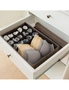 SOGA 2X Coffee Flip Top Underwear Storage Box Foldable Wardrobe Partition Drawer Home Organiser, hi-res