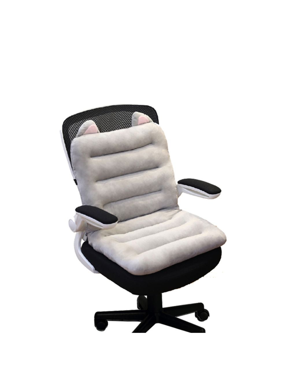 Chair One-piece Cushion Office Sedentary Butt Mat Student Seat Back Cushions  Waist Support Chair Backrest Mat Home Decoration