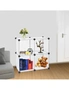 SOGA 2X 4-Cube Transparent Shelf Box Portable Cubby DIY Storage Shelves Modular Closet Organiser, hi-res