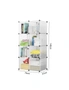 SOGA 2X 8-Cube Transparent Shelf Box Portable Cubby DIY Storage Shelves Modular Closet Organiser, hi-res