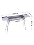 SOGA SS Portable SS Charcoal BBQ with Side Tray, hi-res
