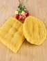 SOGA 4X Yellow Square Cushion Soft Leaning Plush Backrest Throw Seat Pillow Home Office Decor, hi-res