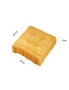 SOGA 4X Yellow Square Cushion Soft Leaning Plush Backrest Throw Seat Pillow Home Office Decor, hi-res