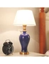 SOGA Blue Ceramic Lamp with Gold Metal Base 4pack, hi-res
