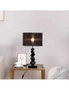 SOGA Black LED Table Lamp with Dark Shade 60cm 2pack, hi-res