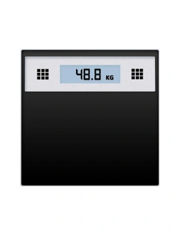 SOGA 180kg SS Electronic Talking Fitness LCD Glass Scale