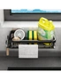 SOGA 34cm Kitchen Sink Storage Organiser Space Saving Adhesive Shelf Rack, hi-res