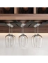 SOGA 34cm Wine Glass Holder Hanging Stemware Storage Organiser Kitchen Bar Restaurant Decoration, hi-res