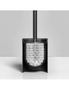 SOGA 27cm Wall-Mounted Toilet Brush with Holder Bathroom Cleaning Scrub Black, hi-res