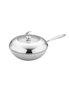 SOGA 2X 18/10 Stainless Steel Fry Pan 30cm Frying Pan Top Grade Cooking Non Stick Interior Skillet with Lid, hi-res