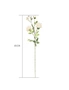 SOGA 67cm Green Glass Tall Floor Vase and 12pcs White Artificial Fake Flower Set, hi-res