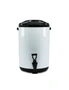 SOGA 2X 10L Stainless Steel Insulated Milk Tea Barrel Hot and Cold Beverage Dispenser Container with Faucet White, hi-res