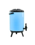 SOGA 16L Stainless Steel Insulated Milk Tea Barrel Hot and Cold Beverage Dispenser Container with Faucet Blue, hi-res