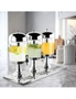 SOGA Triple Head 24L Stainless Steel Dispenser Beverage Juicer Transparent Commercial Drink Container Jug, hi-res