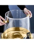SOGA Stainless Steel 12L Beverage Dispenser Hot and Cold Juice Water Tea Chafer Urn Buffet Drink Container Jug with Gold Accents, hi-res