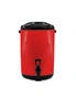 SOGA 8L Stainless Steel Insulated Milk Tea Barrel Hot and Cold Beverage Dispenser Container with Faucet Red, hi-res