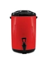 SOGA 2X 8L Stainless Steel Insulated Milk Tea Barrel Hot and Cold Beverage Dispenser Container with Faucet Red, hi-res