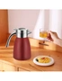 SOGA 2X 1.2LStainless Steel Kettle Insulated Vacuum Flask Water Coffee Jug Thermal Red, hi-res