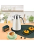 SOGA 1.2L Stainless Steel Kettle Insulated Vacuum Flask Water Coffee Jug Thermal White, hi-res