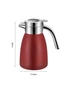 SOGA 1.8L Stainless Steel Kettle Insulated Vacuum Flask Water Coffee Jug Thermal Red, hi-res