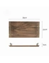 SOGA 2X 39cm Brown  Rectangle Wooden Acacia Food Serving Tray Charcuterie Board Home Decor, hi-res