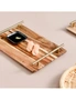 SOGA 36cm Brown Rectangle Wooden Acacia Food Serving Tray Charcuterie Board Centerpiece  Home Decor, hi-res