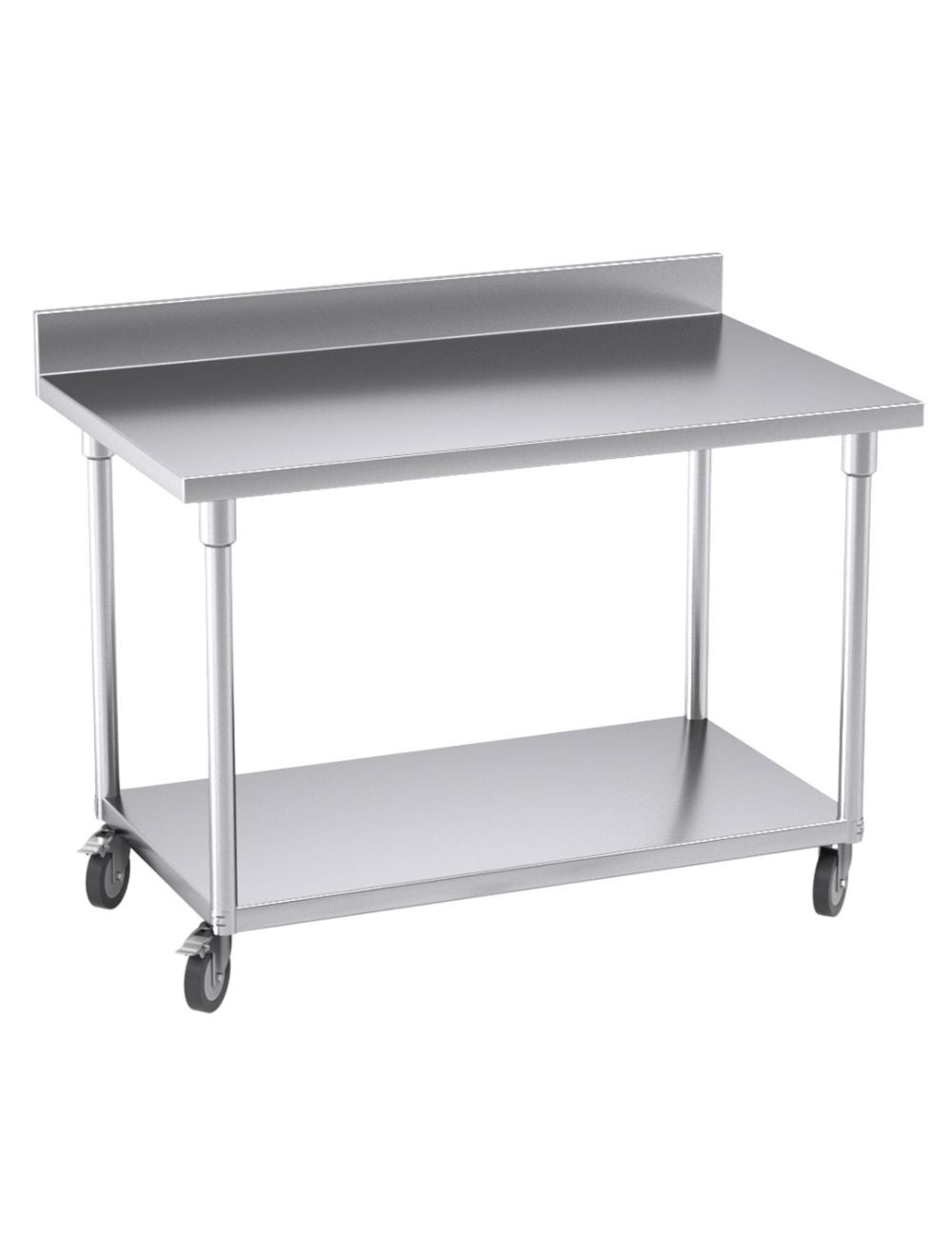 SOGA 120cm Commercial Catering Kitchen Stainless Steel Prep Work Bench ...