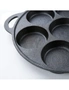 SOGA 31.5cm Cast Iron Non Stick 7 Hole Cavities Grill Mold, hi-res