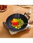 SOGA 32cm Commercial Cast Iron Wok FryPan with Dble Handle, hi-res