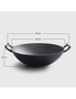 SOGA 32cm Commercial Cast Iron Wok FryPan with Dble Handle 2pack, hi-res