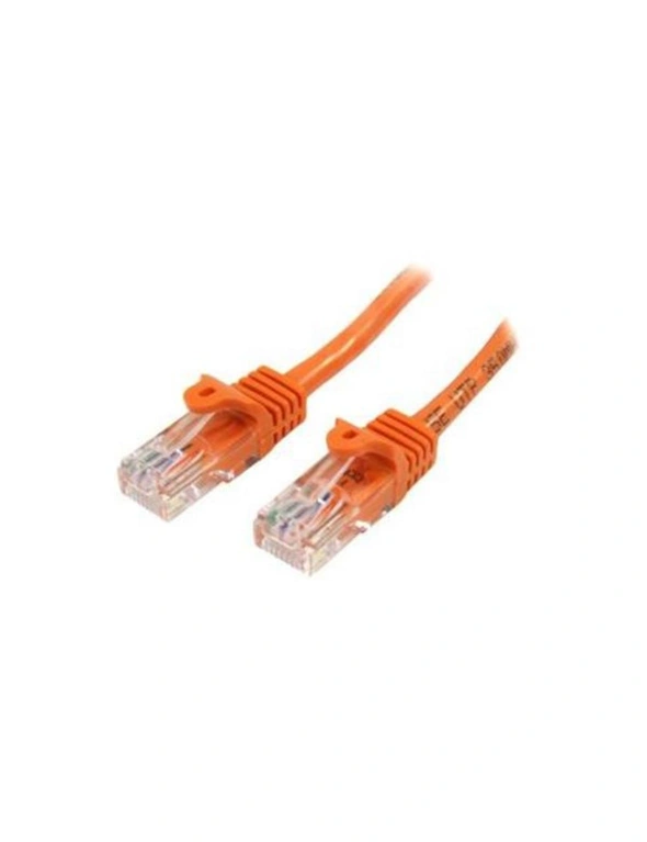 Startech 7M Orange Snagless Cat5E Patch Cable, hi-res image number null