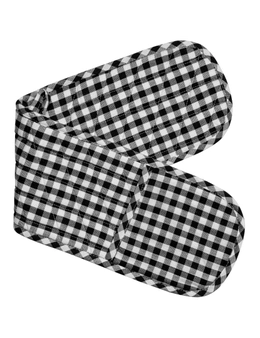 Gingham Double Mitts - Set of 4