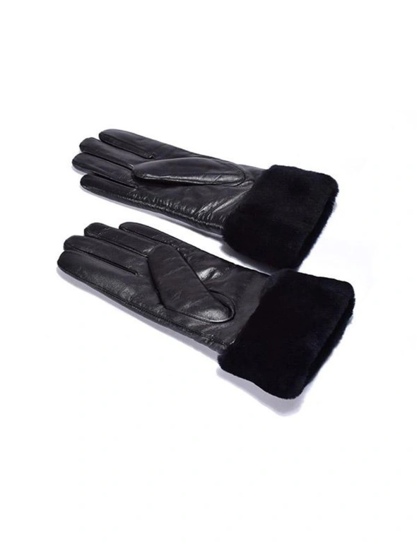 UGG Australian 'Chloe' Sheepskin Leather Gloves Womens, hi-res image number null