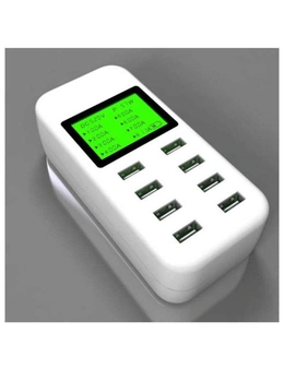 8Port USB Desktop Charger 5V 8A With LCD Display
