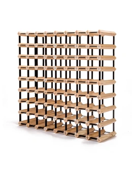 Home Ready 72 Bottle Timber Wine Rack