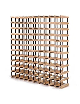 Home Ready 120 Bottle Timber Wine Rack