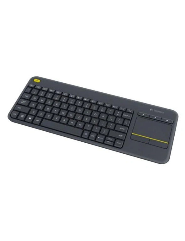 Logitech K400 Plus Touch Wireless Keyboard - Black, hi-res image number null