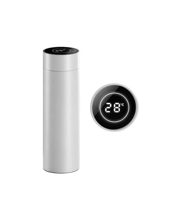 Soga 500ml Stainless Steel Lcd Thermometer Display Flask Thermos, hi-res image number null