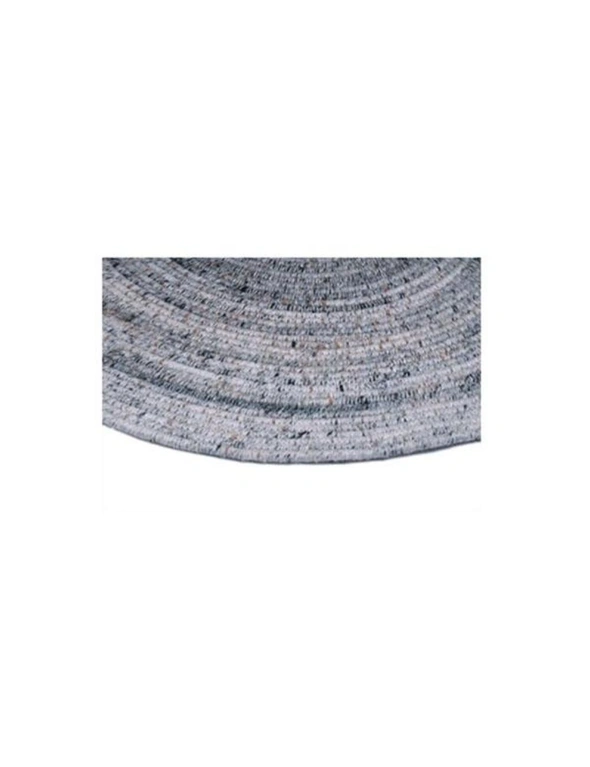 Wrap Indigo Round Wool Rug 100cm, hi-res image number null