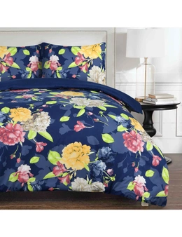 Australian Linen Company 100% Organic Cotton Quilt Cover and Pillowcases Bedding Set
