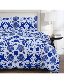 Australian Linen Company 100% Organic Cotton Quilt Cover and Pillowcases Bedding Set