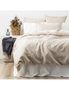 Renee Taylor Cavallo Stone Washed 100% Linen Quilt Cover Set, hi-res
