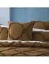 Renee Taylor Moroccan 100% Cotton Chenille Vintage washed Tufted Quilt cover Set Wood, hi-res